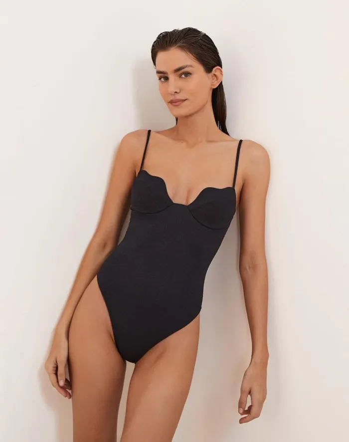 Women ViX Paula Hermanny One Pieces Firenze Lou One Piece 8211 Black