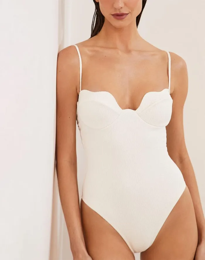 Women ViX Paula Hermanny One Pieces Firenze Lou One Piece 8211 White