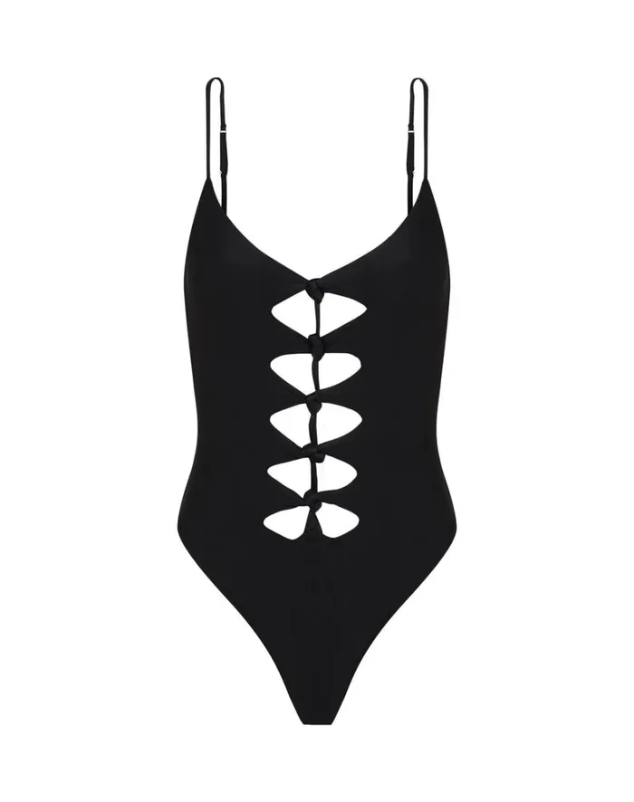 Women ViX Paula Hermanny One Pieces Megan One Piece 8211 Black
