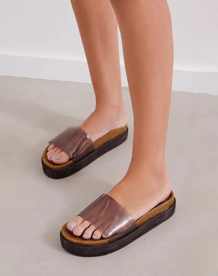 Women ViX Paula Hermanny Sandals Slide Sandal 8211 Black