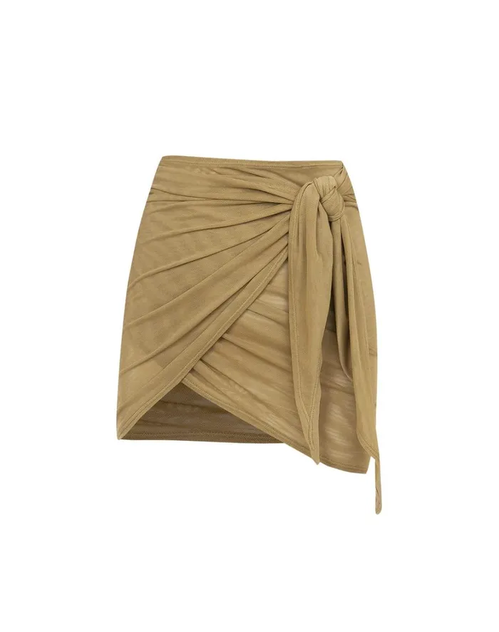 Women ViX Paula Hermanny Sarongs Dani Short Sarong 8211 Olivine