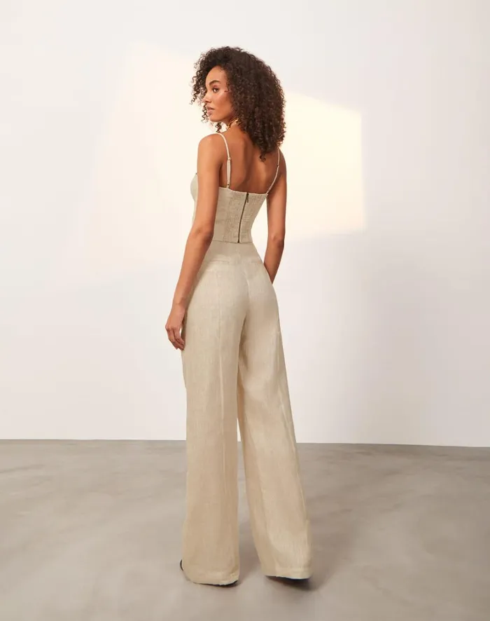 Women ViX Paula Hermanny Tops Anika Crop Top 8211 Natural