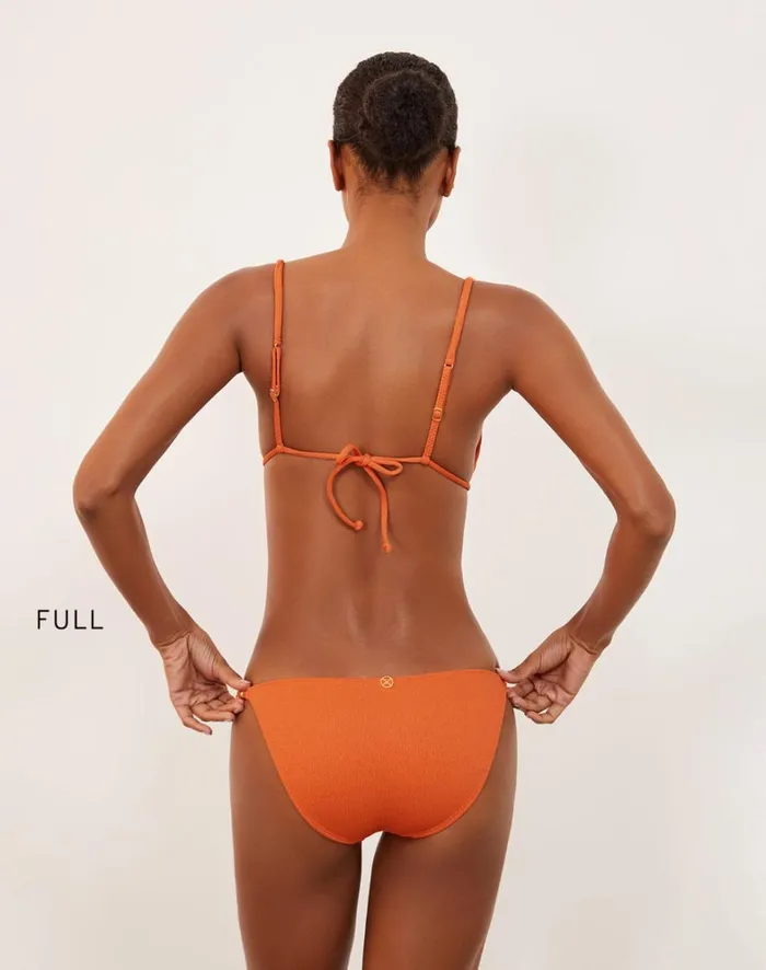Women ViX Paula Hermanny Tops Firenze Beads Tri Parallel Top 8211 Grapefruit