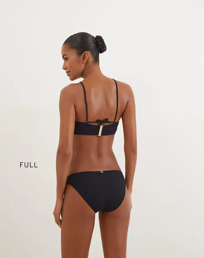 Women ViX Paula Hermanny Tops Firenze Callie Bandeau Top 8211 Black