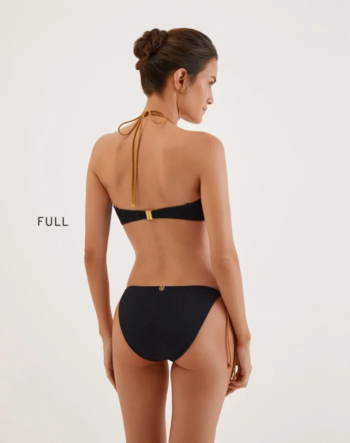 Women ViX Paula Hermanny Tops Firenze Diane Bandeau Top 8211 Black