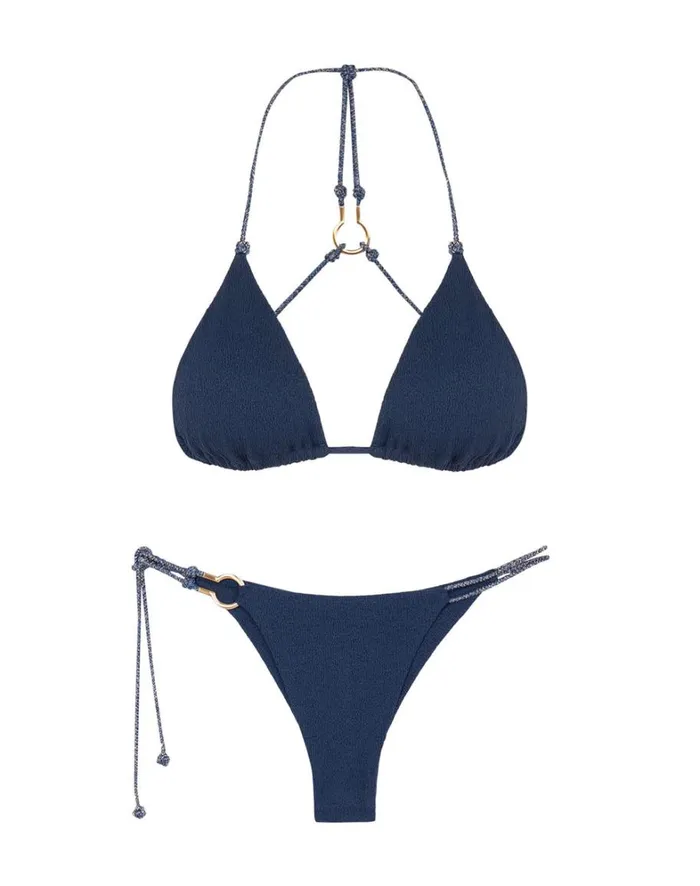 Women ViX Paula Hermanny Tops Firenze Diane T Back Top 8211 Indigo
