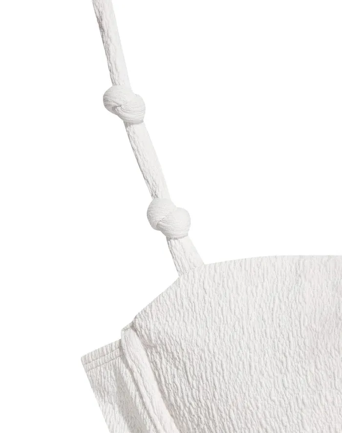 Women ViX Paula Hermanny Tops Firenze Edie Nissi Top 8211 White