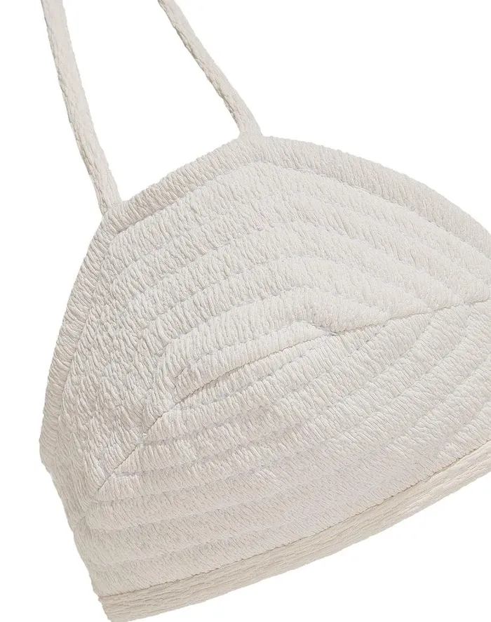 Women ViX Paula Hermanny Tops Firenze Esther Parallel Tri Top 8211 White