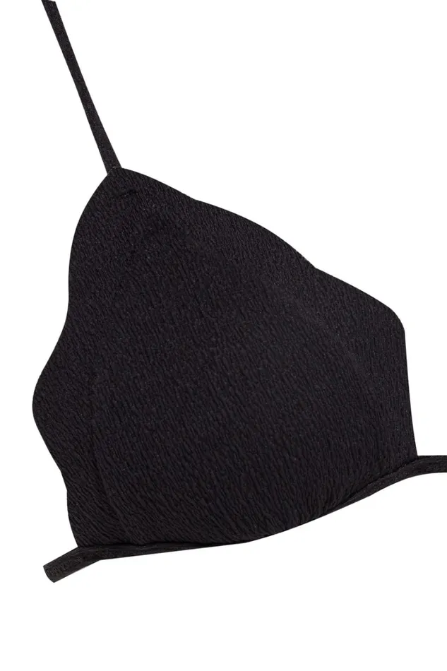 Women ViX Paula Hermanny Tops Firenze Lou Parallel Tri Top 8211 Black