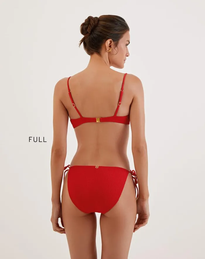 Women ViX Paula Hermanny Tops Firenze Lou Top 8211 Red Pepper