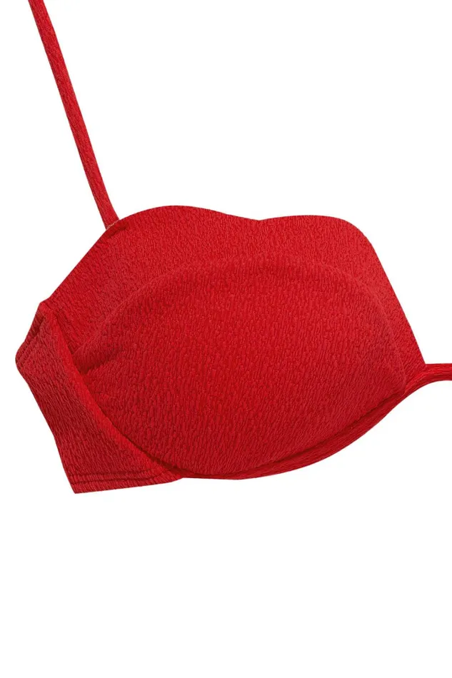 Women ViX Paula Hermanny Tops Firenze Lou Top 8211 Red Pepper