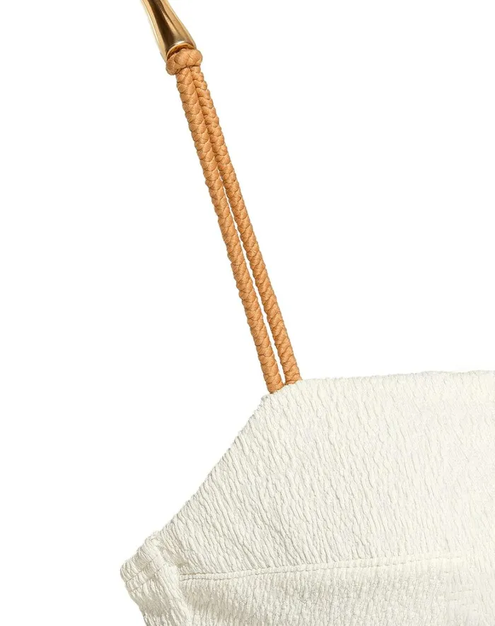 Women ViX Paula Hermanny Tops Firenze Mandy Amelia Top 8211 White