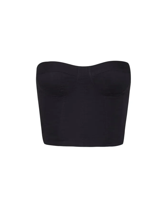 Women ViX Paula Hermanny Tops Inara Top 8211 Black
