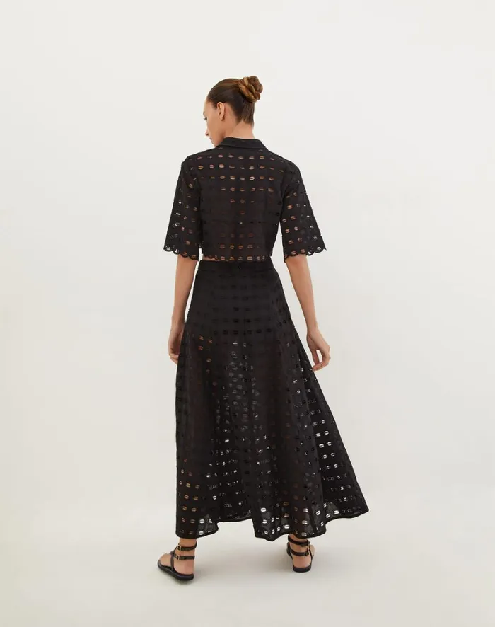 Women ViX Paula Hermanny Tops Lauren Blouse 8211 Black