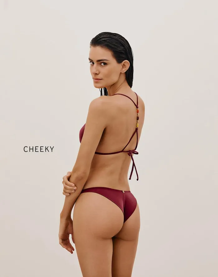 Women ViX Paula Hermanny Tops Martha T Back Top 8211 Cranberry