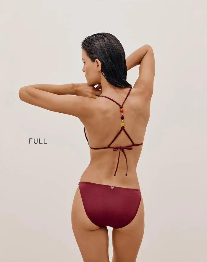 Women ViX Paula Hermanny Tops Martha T Back Top 8211 Cranberry