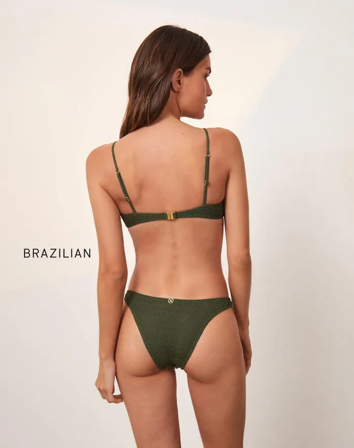 Women ViX Paula Hermanny Tops Mesh Nicole Top 8211 Evergreen