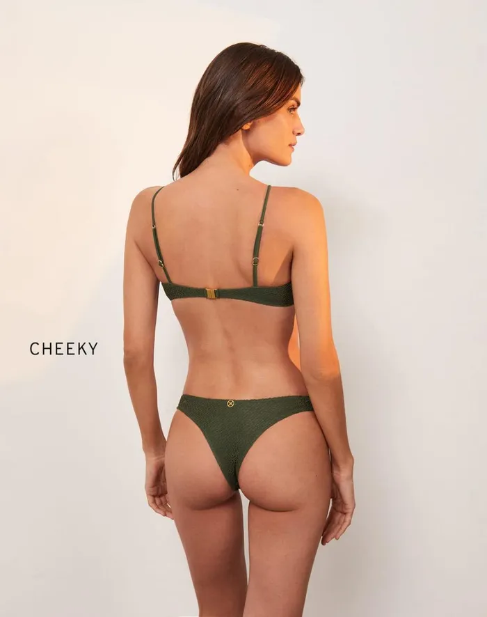 Women ViX Paula Hermanny Tops Mesh Nicole Top 8211 Evergreen