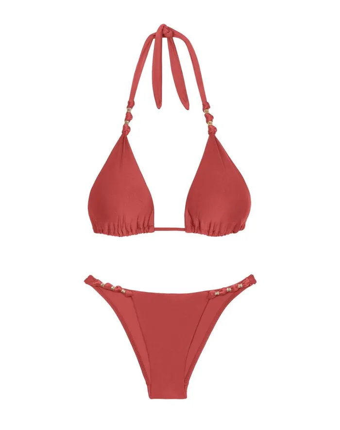 Women ViX Paula Hermanny Tops Paula Top 8211 Brick