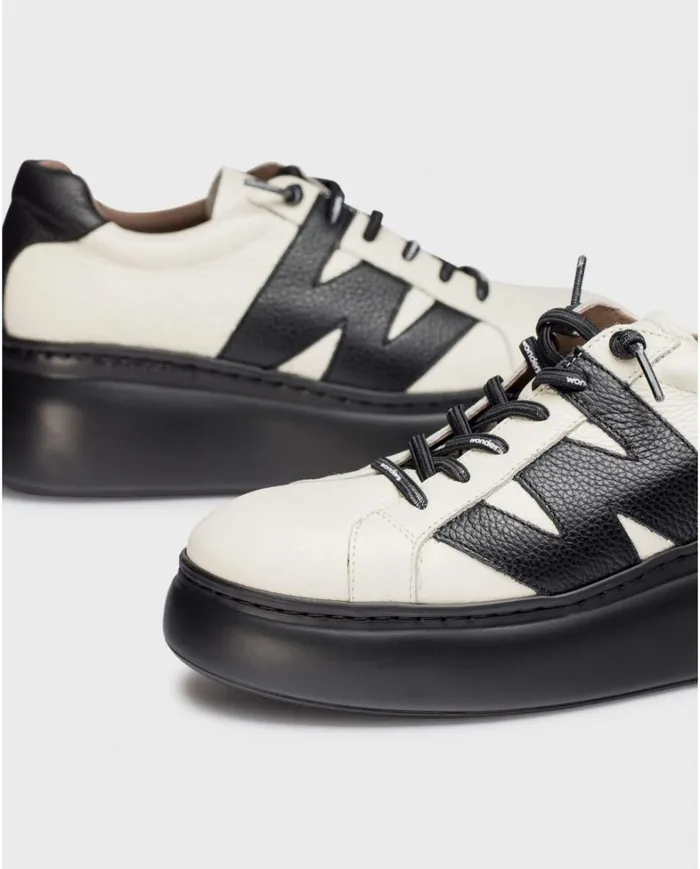 Women White DORITA Sneaker Wonders Platforms