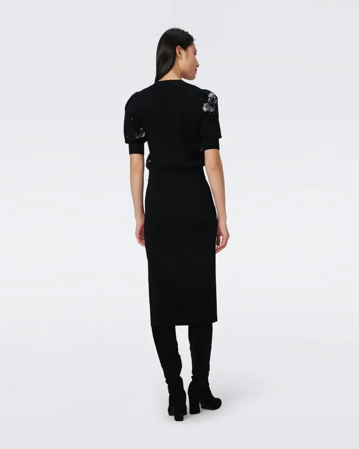 Women Willa Knit Jacquard Sweater Huge Moon Landing DVF Tops