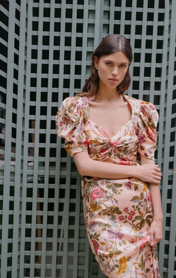 Women Wilma Dress Softpinkmulti Cinq Sept Cocktail and Evening