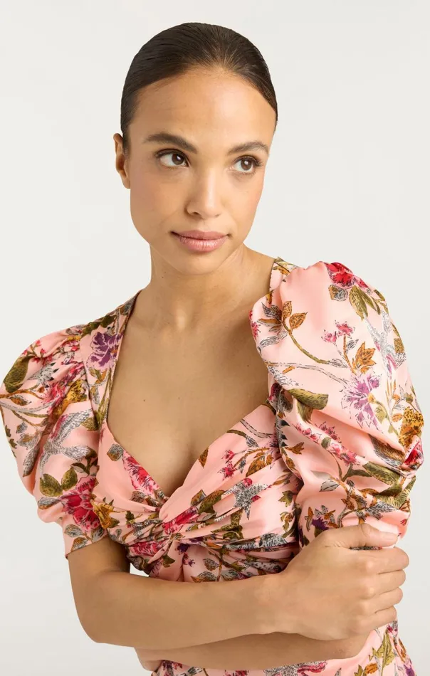 Women Wilma Dress Softpinkmulti Cinq Sept Cocktail and Evening