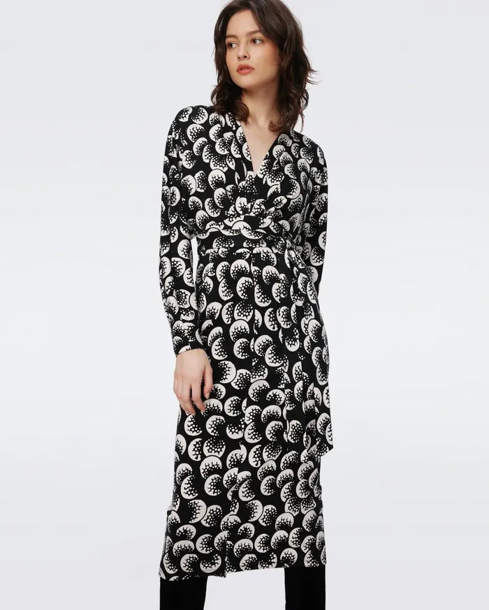 Women Zidane Dress Huge Moon Landing DVF Dresses