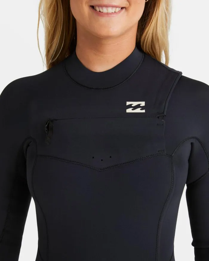 Womens 43mm Synergy Natural Chest Zip GBS Wetsuit Night Fall Billabong Wetsuits Womens 43mm Synergy Natural Chest Zip GBS Wetsuit Night Fall Billabong Wetsuits
