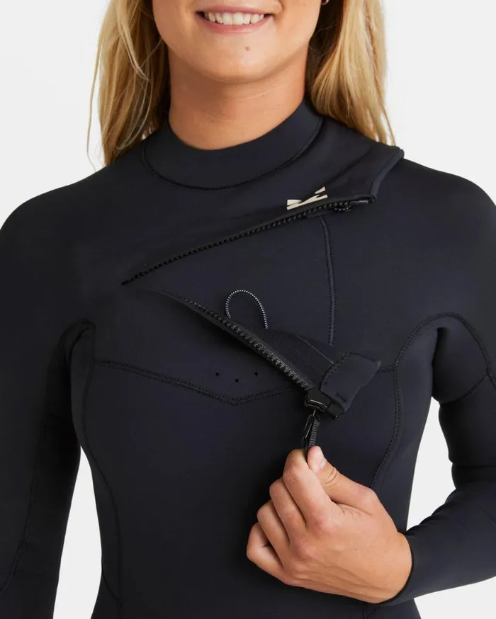 Womens 43mm Synergy Natural Chest Zip GBS Wetsuit Night Fall Billabong Wetsuits Womens 43mm Synergy Natural Chest Zip GBS Wetsuit Night Fall Billabong Wetsuits