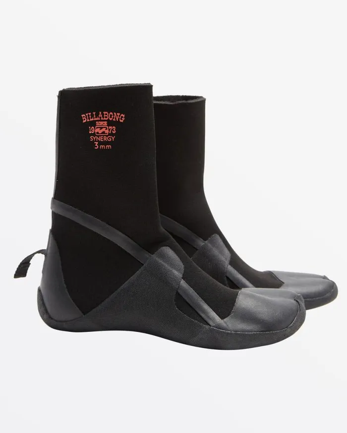 Womens 5 Synergy Hidden Split Toe Wetsuit Boots Black Billabong Wetsuits Womens 5 Synergy Hidden Split Toe Wetsuit Boots Black Billabong Wetsuits