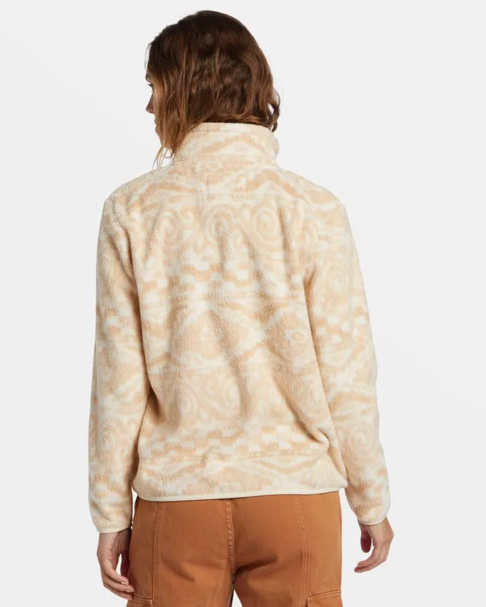 Womens ADiv Boundary Mock 3 HalfZip Pullover Sweatshirt Wet Sand Billabong Sweatshirts and Fleece Womens ADiv Boundary Mock 3 HalfZip Pullover Sweatshirt Wet Sand Billabong Sweatshirts and Fleece