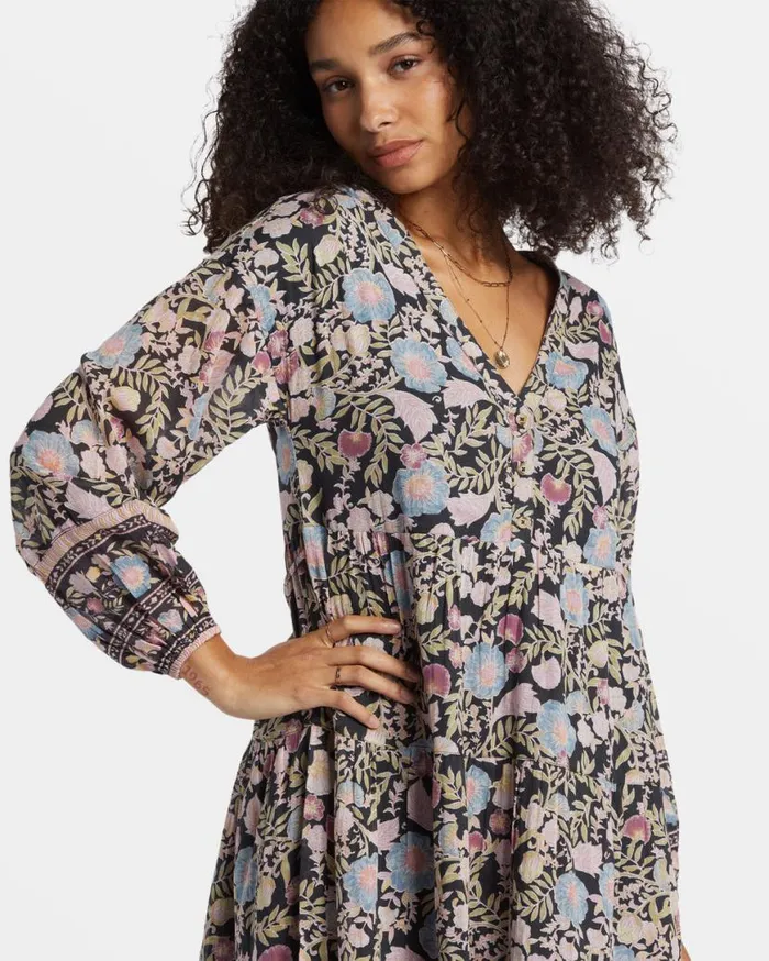 Womens Adore You Maxi Dress Black Sands Billabong Dresses Womens Adore You Maxi Dress Black Sands Billabong Dresses