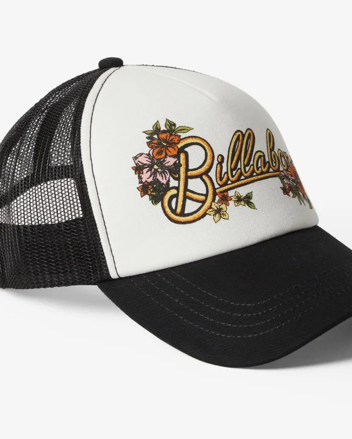 Womens Aloha Forever Trucker Hat Black Multi 1 Billabong Hats and Beanies Womens Aloha Forever Trucker Hat Black Multi 1 Billabong Hats and Beanies