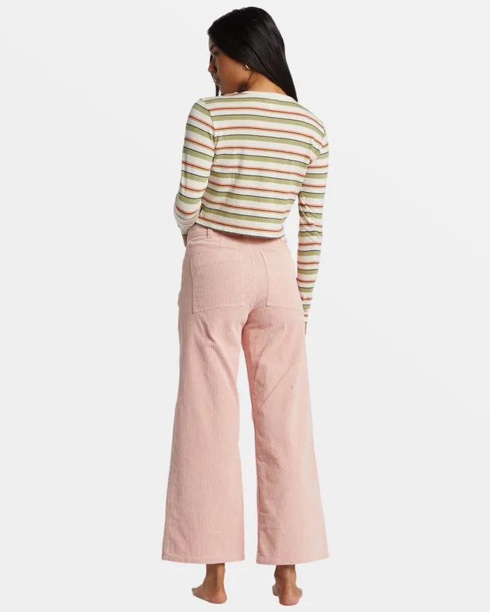 Womens Be Free Corduroy Pants Dusty Peach Billabong Jeans and Pants Womens Be Free Corduroy Pants Dusty Peach Billabong Jeans and Pants