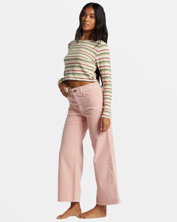 Womens Be Free Corduroy Pants Dusty Peach Billabong Jeans and Pants Womens Be Free Corduroy Pants Dusty Peach Billabong Jeans and Pants