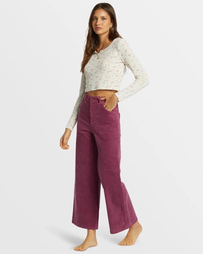 Womens Be Free Denim Pants Blackberry Billabong Jeans and Pants