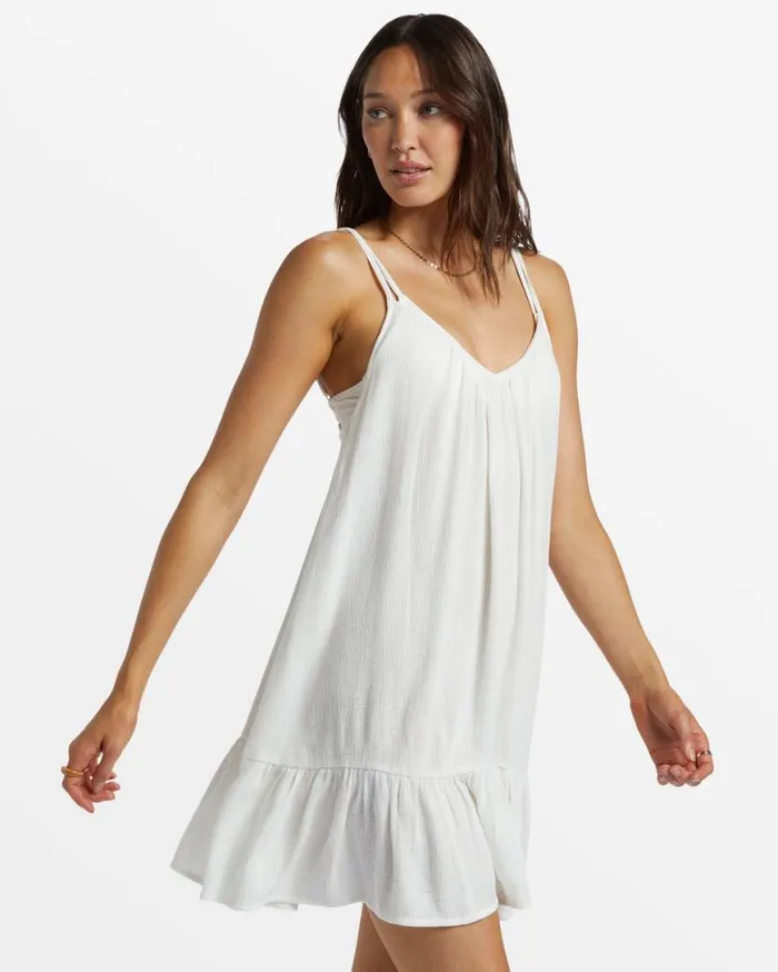Womens Beach Vibes Beach CoverUp Salt Crystal Billabong Dresses