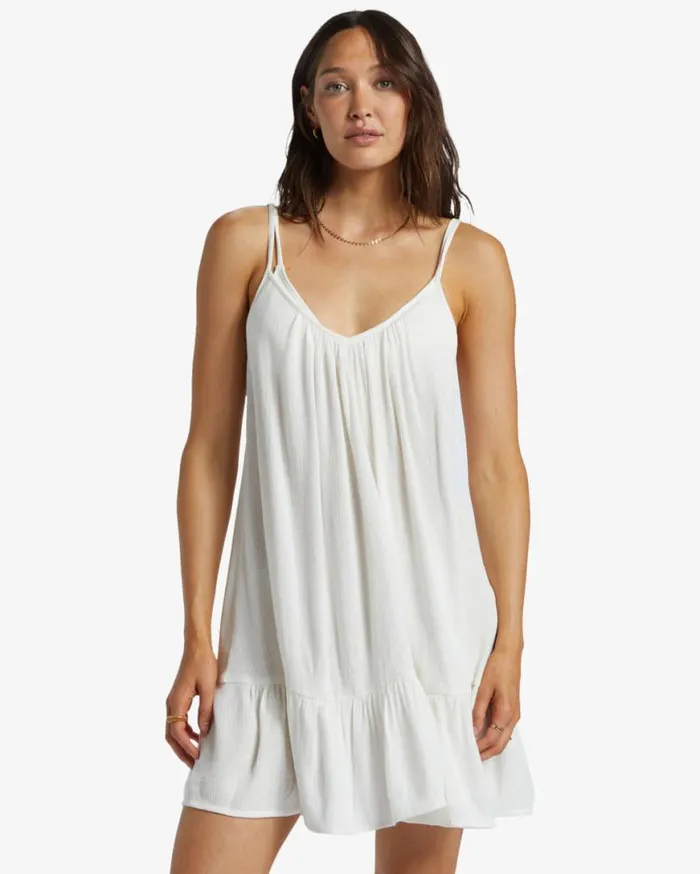 Womens Beach Vibes Beach CoverUp Salt Crystal Billabong Dresses