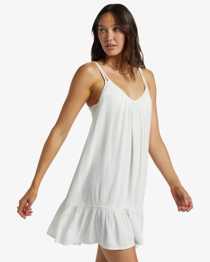 Womens Beach Vibes Beach CoverUp Salt Crystal Billabong Dresses