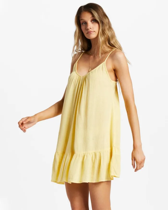 Womens Beach Vibes Beach CoverUp Sunbeam Billabong Dresses Womens Beach Vibes Beach CoverUp Sunbeam Billabong Dresses