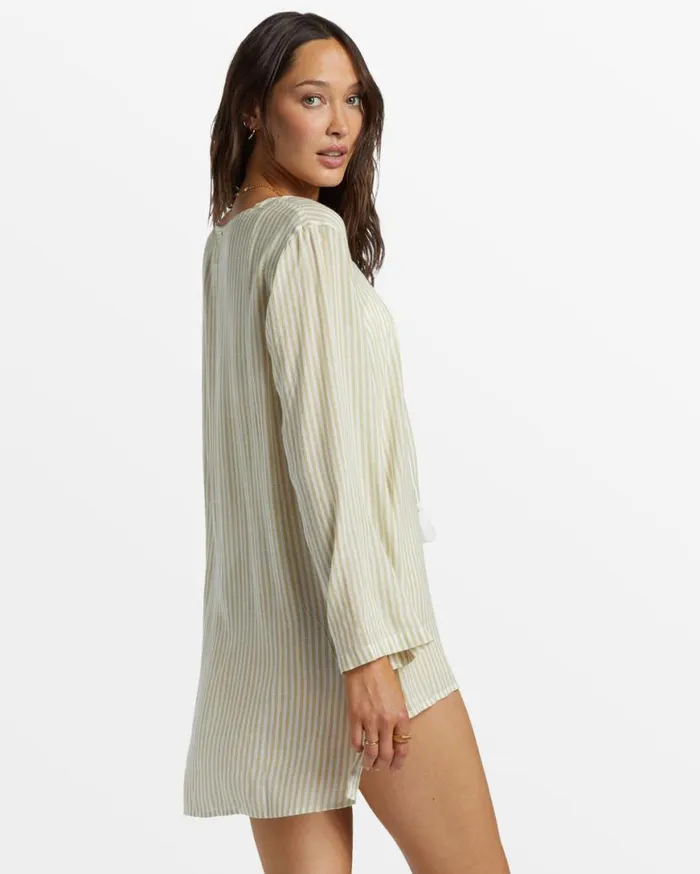 Womens Blue Skies Beach Mini Dress Moss Joy Billabong Dresses Womens Blue Skies Beach Mini Dress Moss Joy Billabong Dresses