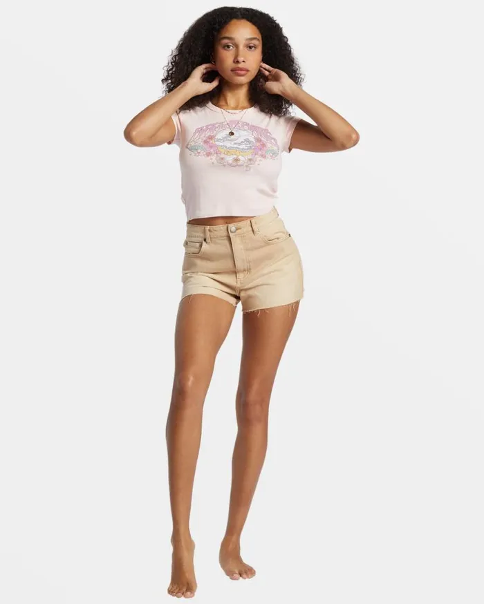 Womens Brighter Days Ahead TShirt Feelin Peachy Billabong Graphic Tees and Tanks Womens Brighter Days Ahead TShirt Feelin Peachy Billabong Graphic Tees and Tanks
