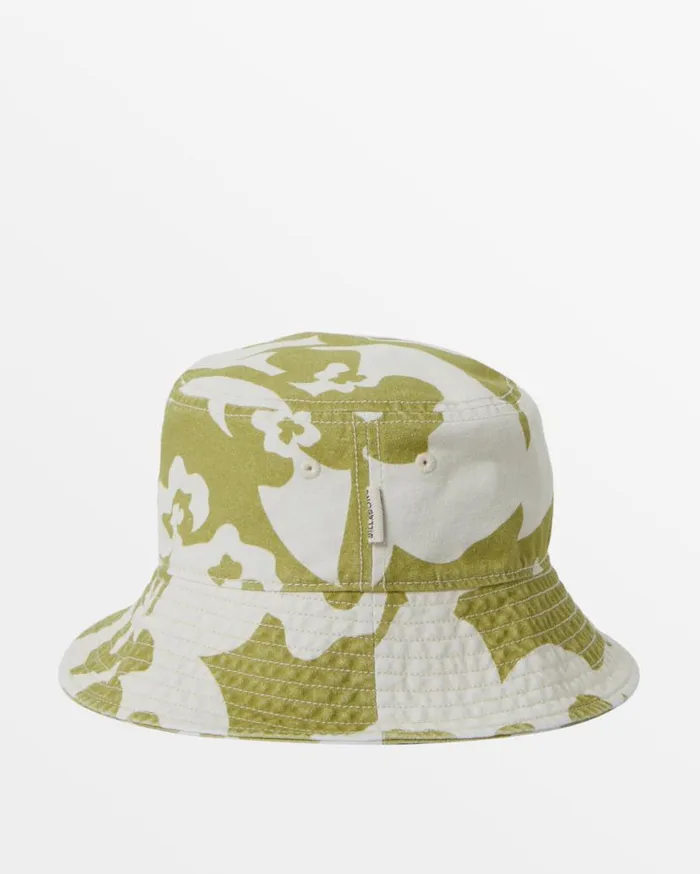 Womens Bucket Hat Moss Joy Billabong Hats and Beanies