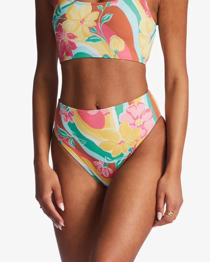 Womens Chasin Sunbeams Rise Bikini Bottoms Multi Billabong Bikini Bottoms Womens Chasin Sunbeams Rise Bikini Bottoms Multi Billabong Bikini Bottoms