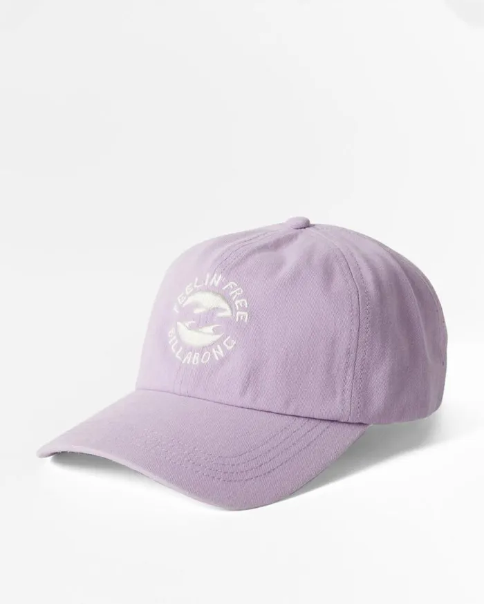 Womens Dad Hat Strapback Hat Peaceful Lilac Billabong Hats and Beanies