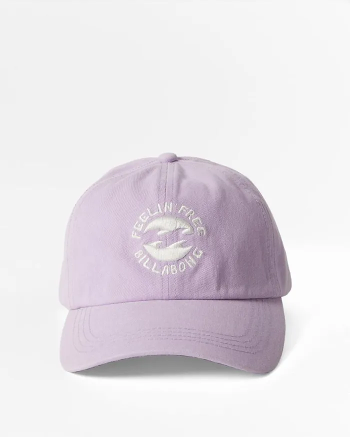 Womens Dad Hat Strapback Hat Peaceful Lilac Billabong Hats and Beanies