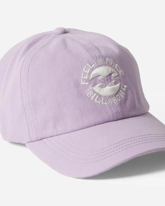 Womens Dad Hat Strapback Hat Peaceful Lilac Billabong Hats and Beanies