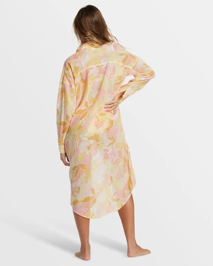 Womens Daylight Dreamin Midi Shirt Swim CoverUp Multi Billabong Dresses Womens Daylight Dreamin Midi Shirt Swim CoverUp Multi Billabong Dresses