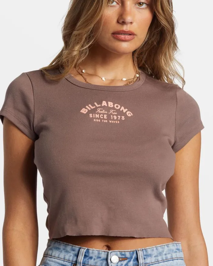 Womens Feelin Free TShirt Kona Billabong Tops